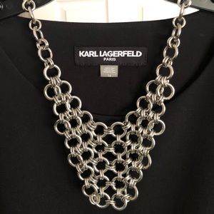 Stunning Silver Collar Necklace